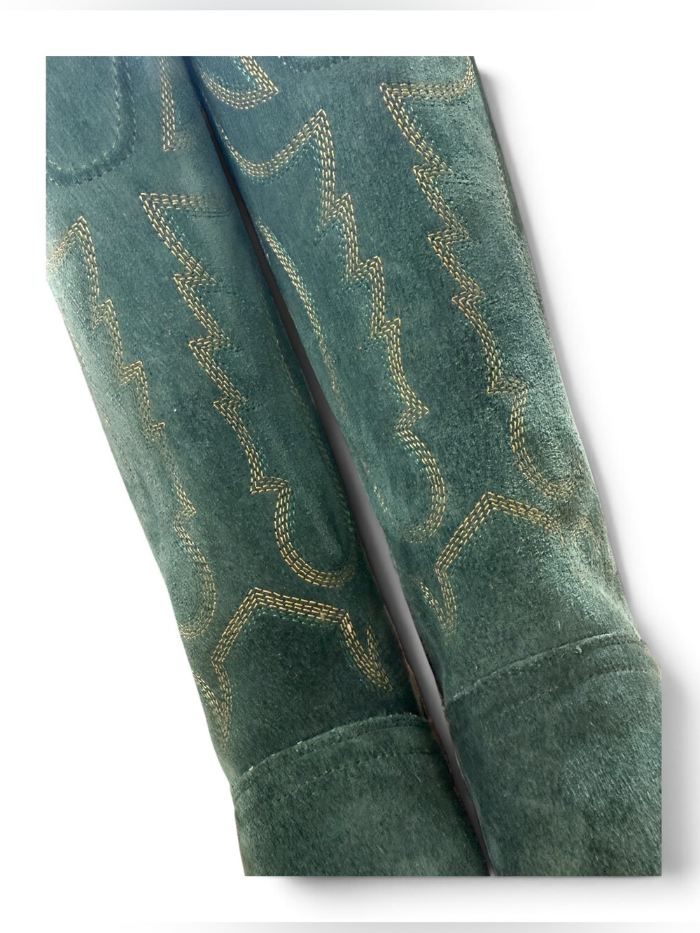 *NEW!* Tony Lama Women's Emerald Green Liz Suede Western Boots DR4262 - Picture 5 of 7